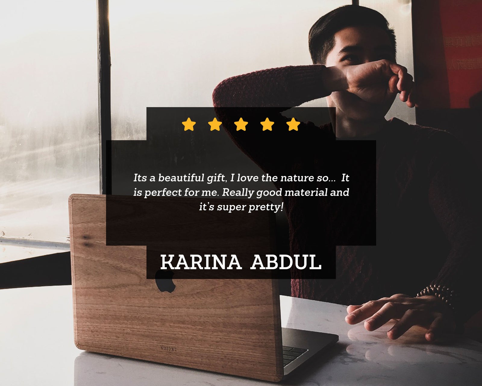 IPhone Case - Earth has Music - Walnut Wood