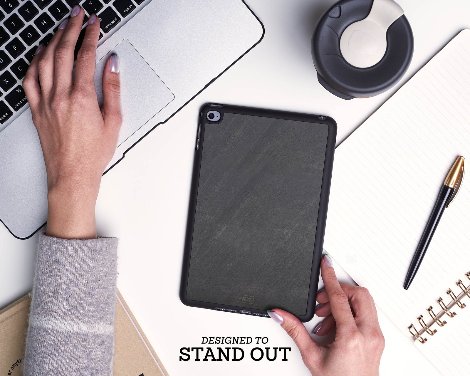 ipad case cover stone protection protective d. black mini air pro