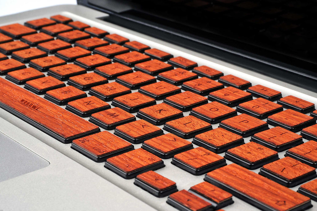 Macbook Wood Keyboard Skin - Padauk