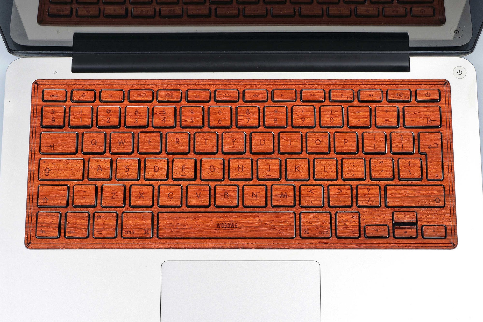 Macbook Keyboard Padauk Wood Sticker Decal Skin Cover Case for Air Pro 11 13 15 12 inch in 1