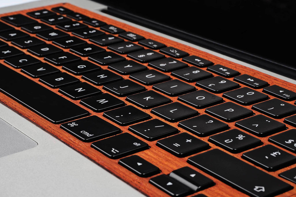 Macbook Wood Keyboard Skin - Padauk