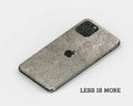 IPhone Skin - Silver Grey Stone