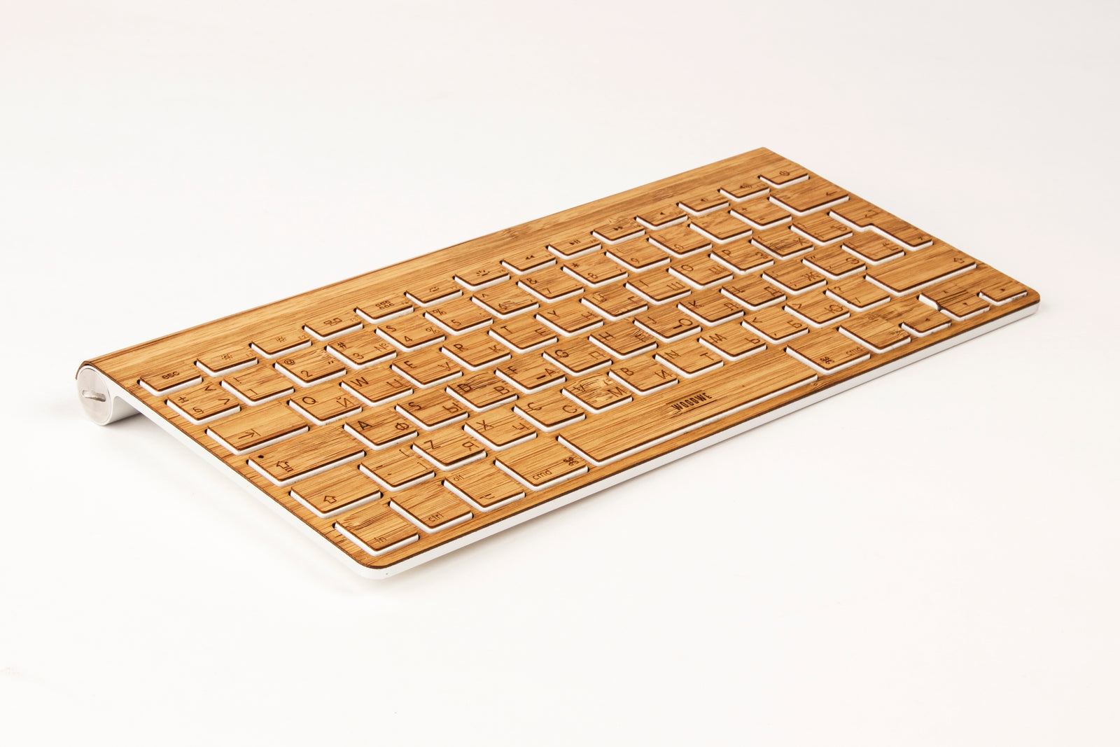 imac bamboo Keyboard Wood Sticker Decal Skin Cover Case 11 13 15 12 inch in .jpg