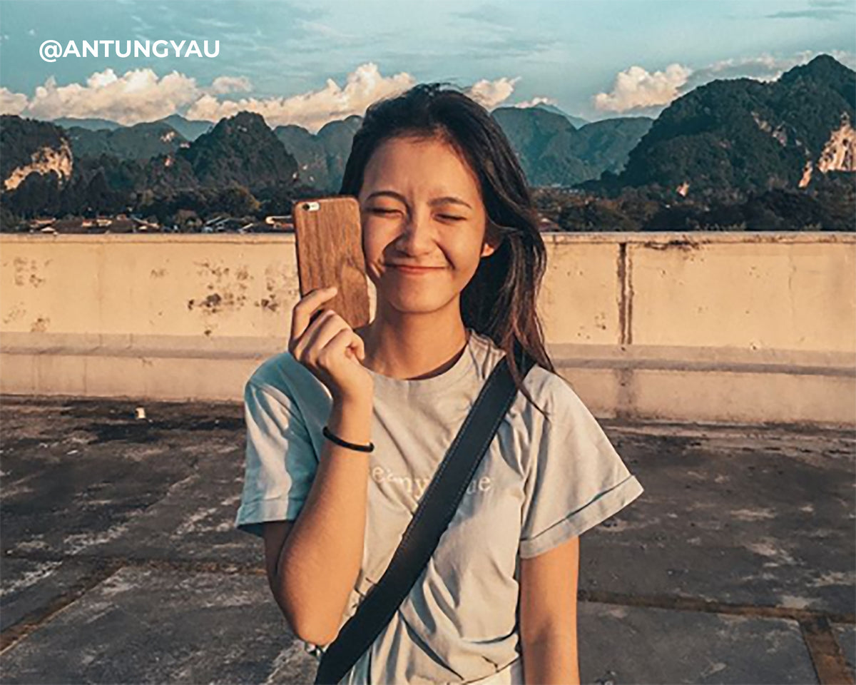 IPhone Case - Walnut Hard Wood