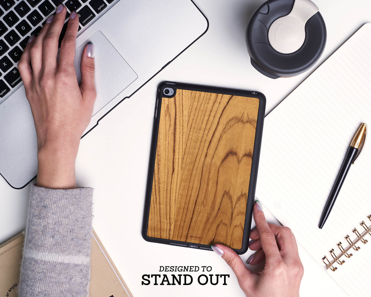 ipad case cover wood protection protective teak mini air pro