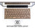 Macbook Wood Keyboard Skin - Walnut